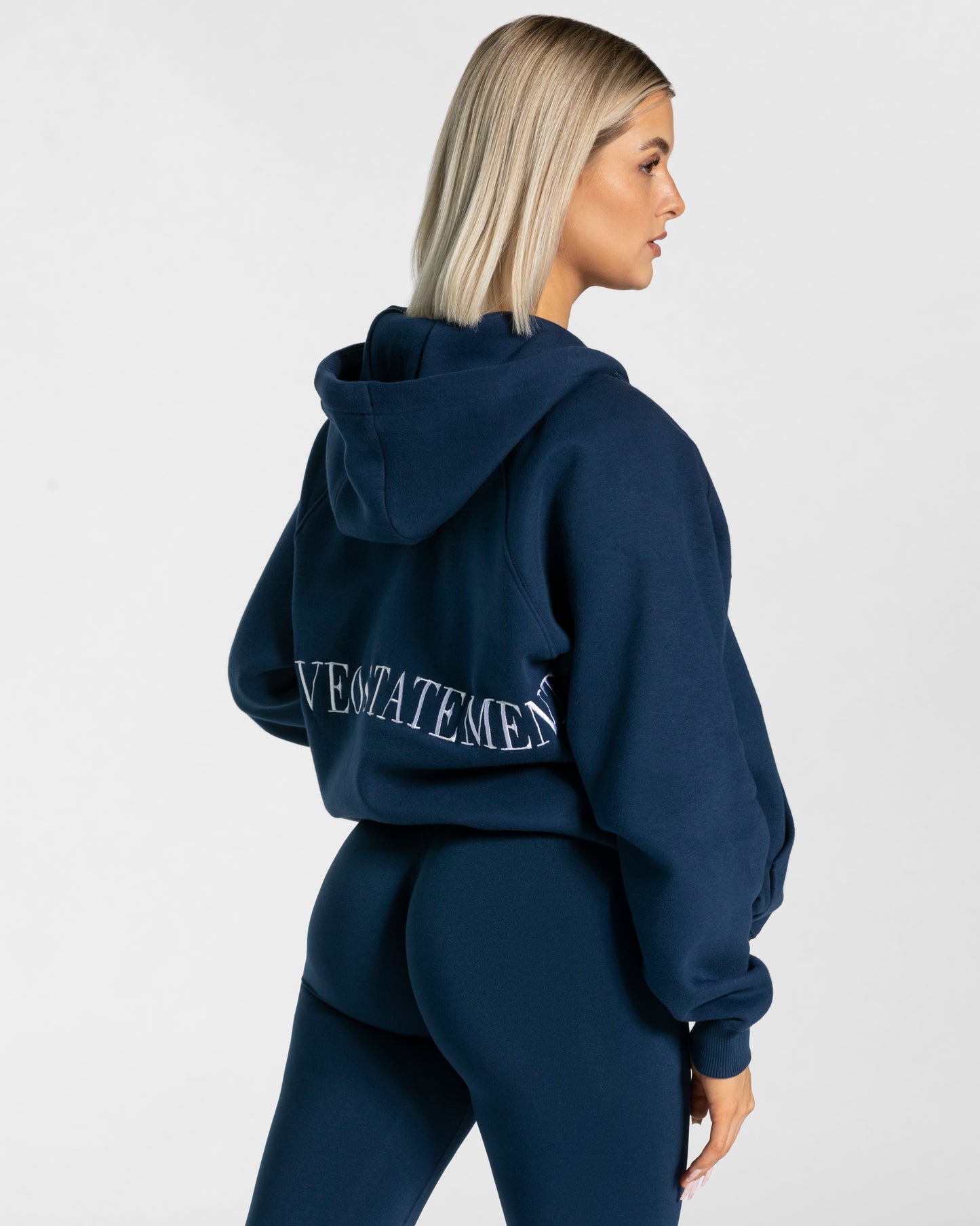 Statement Oversized Jacke "Dunkelblau"