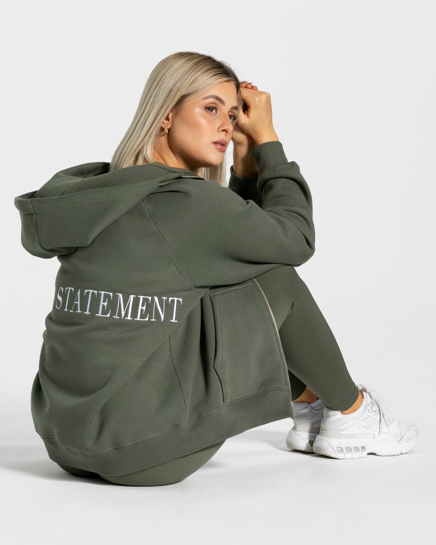 Statement Oversized Jacke "Khaki"