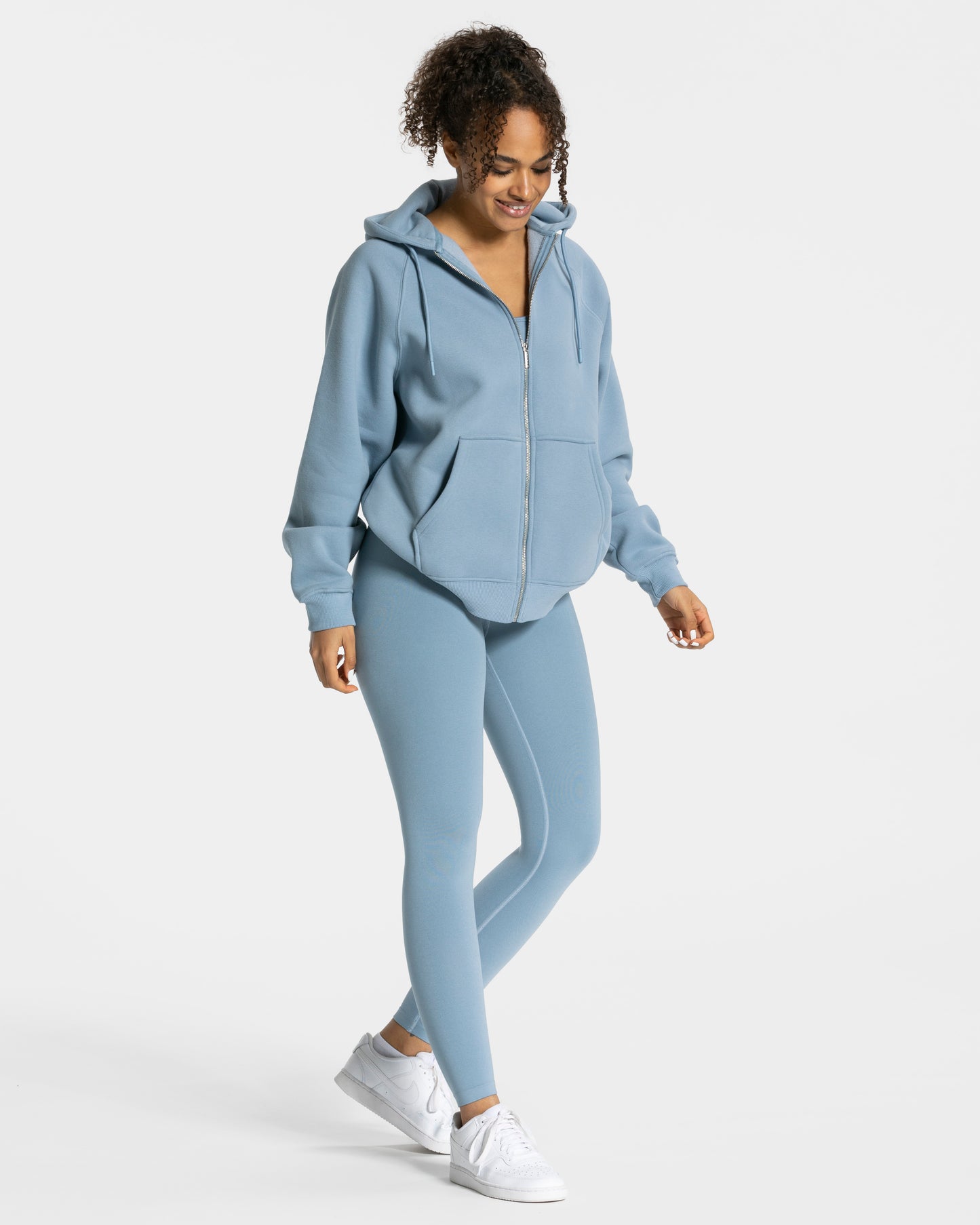 Statement Oversized Jacket ‘Steel Blue’