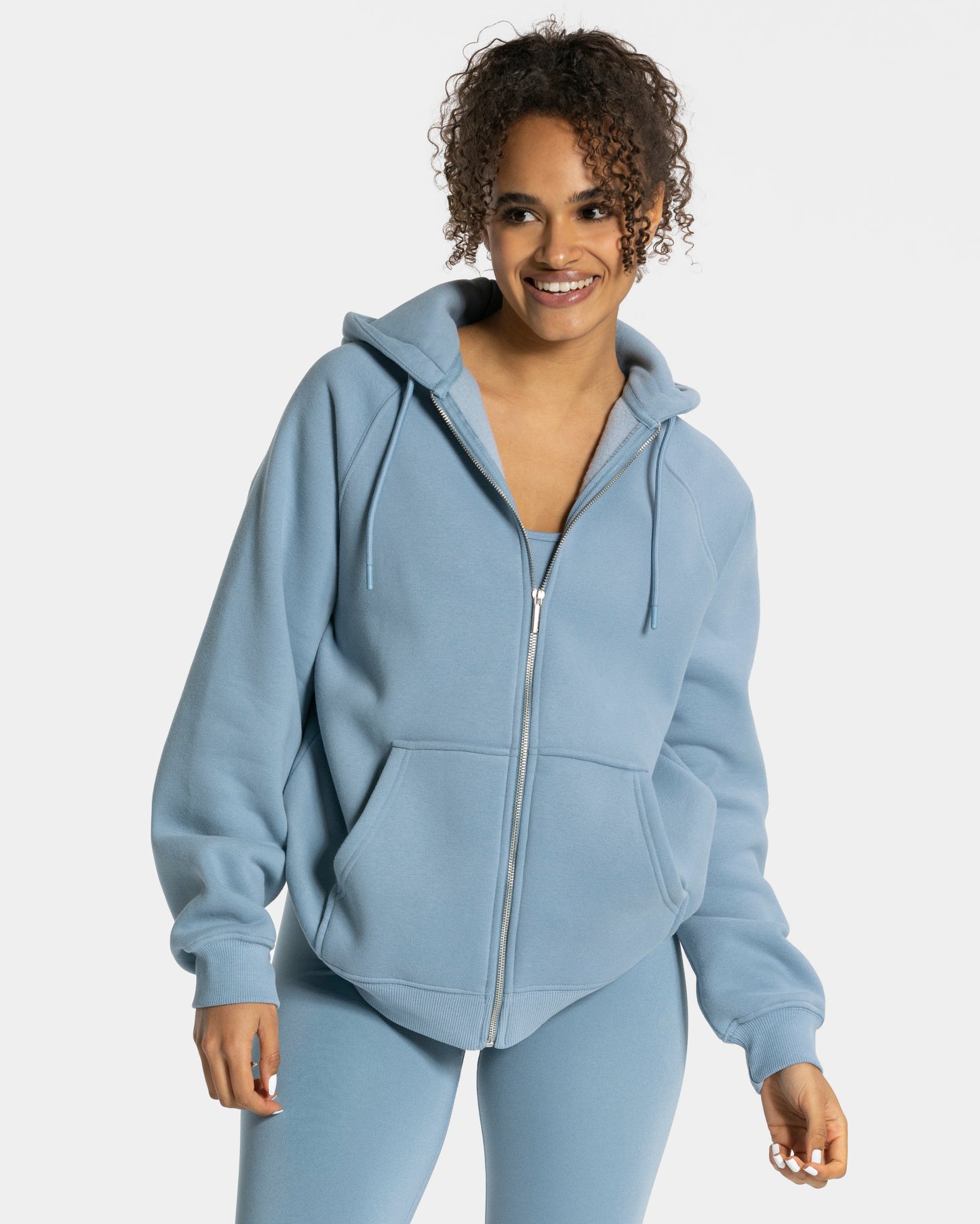 Statement Oversized Jacket ‘Steel Blue’