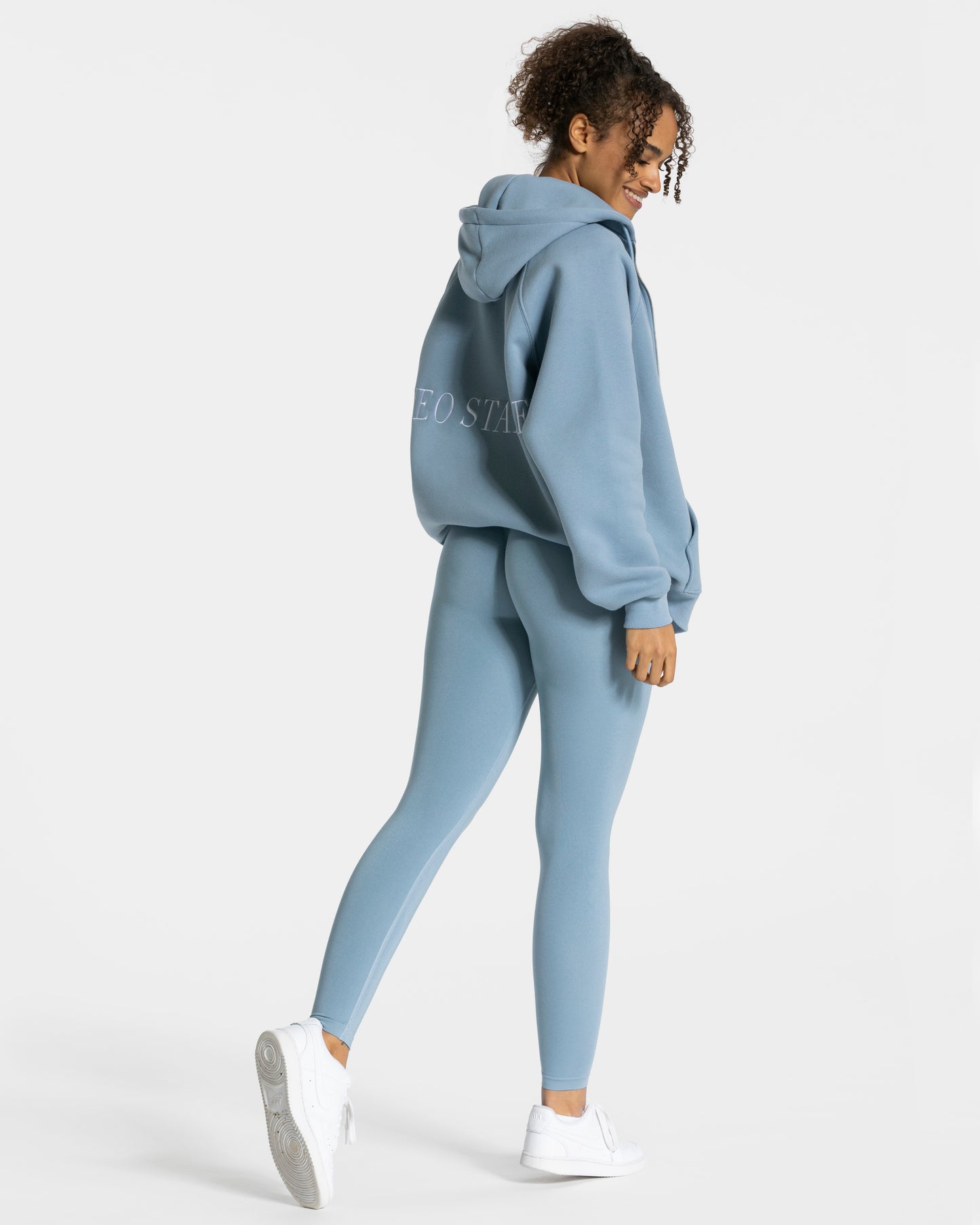 Statement Oversized Jacket ‘Steel Blue’