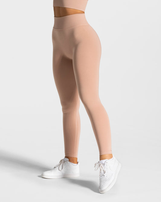 Statement Scrunch Leggings ‘Dusky Pink’