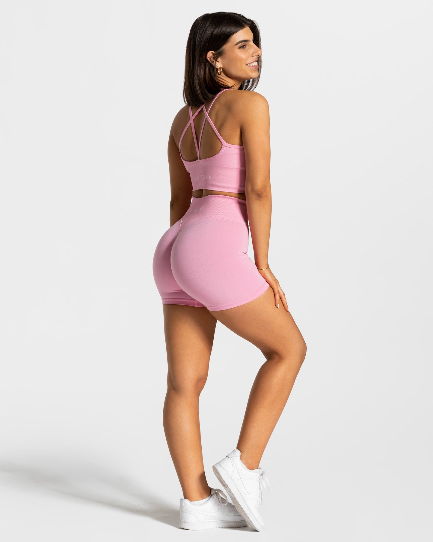 Statement Scrunch Shorts ‘Pink’