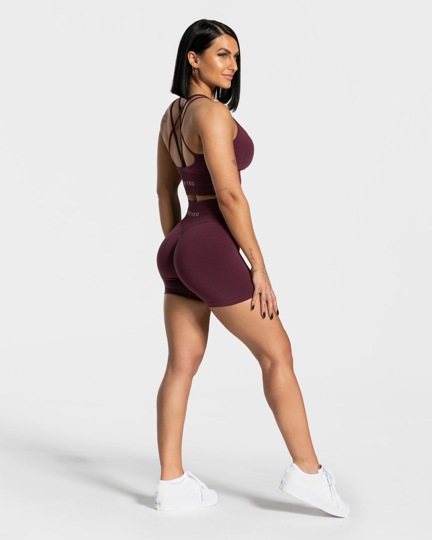 Statement Scrunch Shorts ‘Plum’