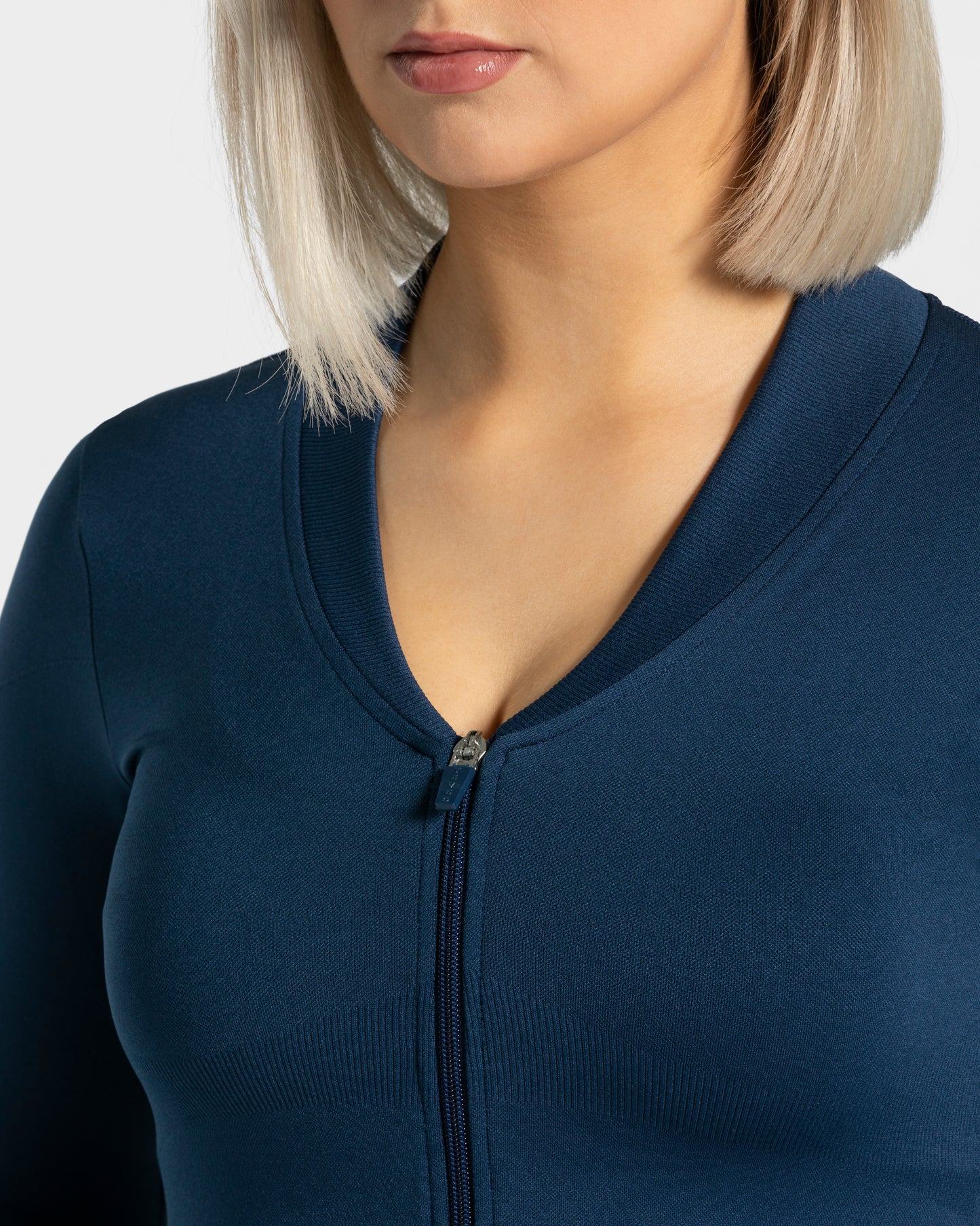 Statement Zip Jacket ‘Dark Blue’