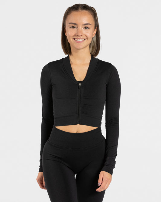 Statement Zip Jacket ‘Black’