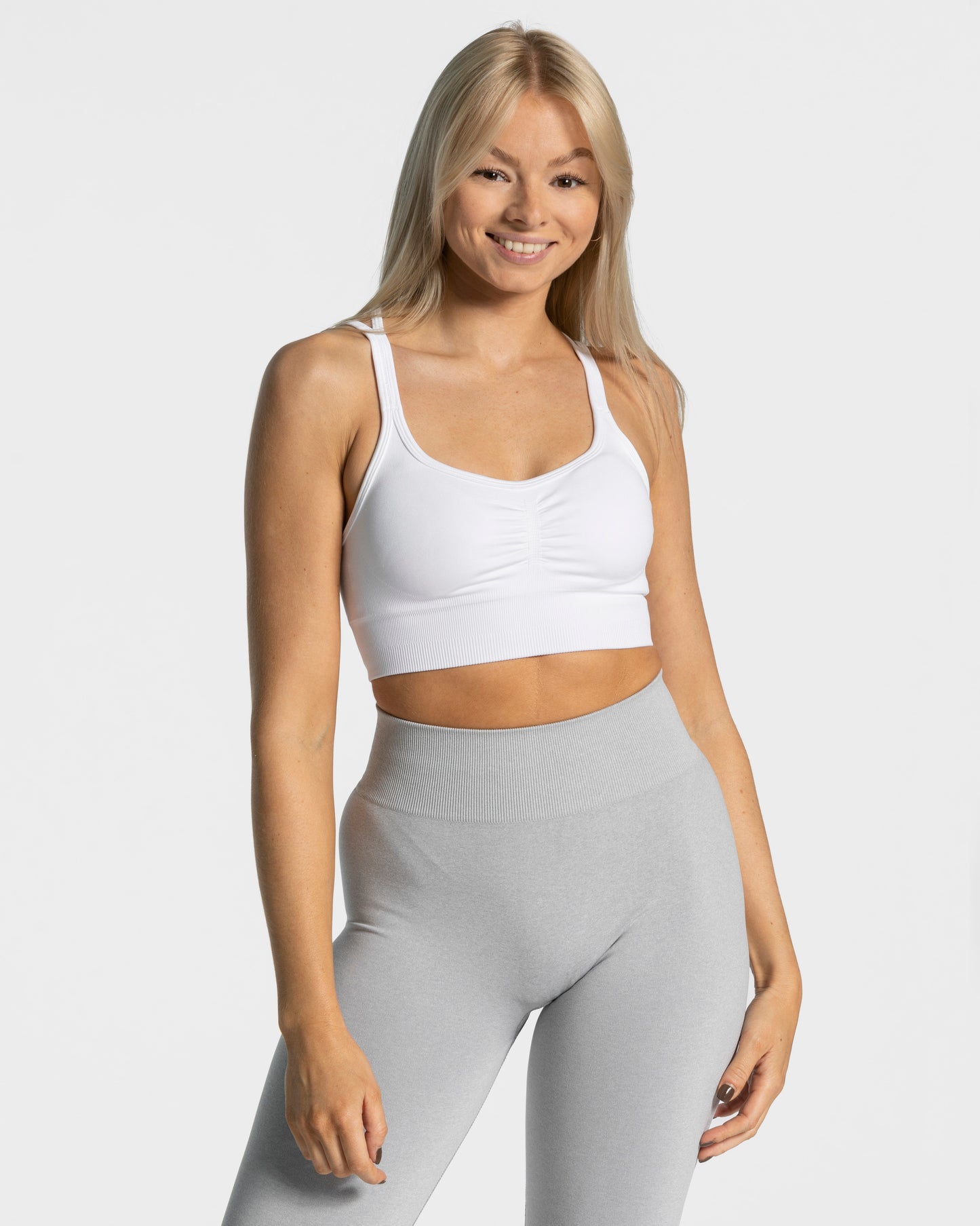Timeless Scrunch Bra ‘White’