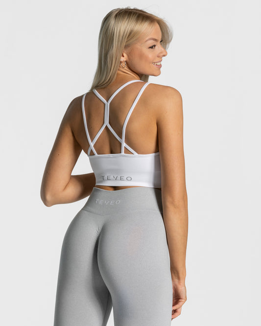 Timeless Scrunch Bra ‘White’