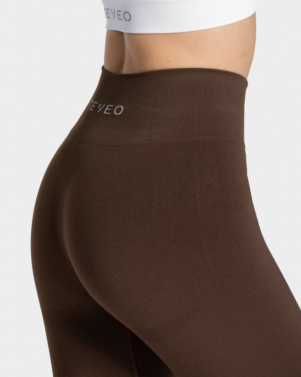 Classy Seamless Leggings "Dunkelbraun" - TEVEO