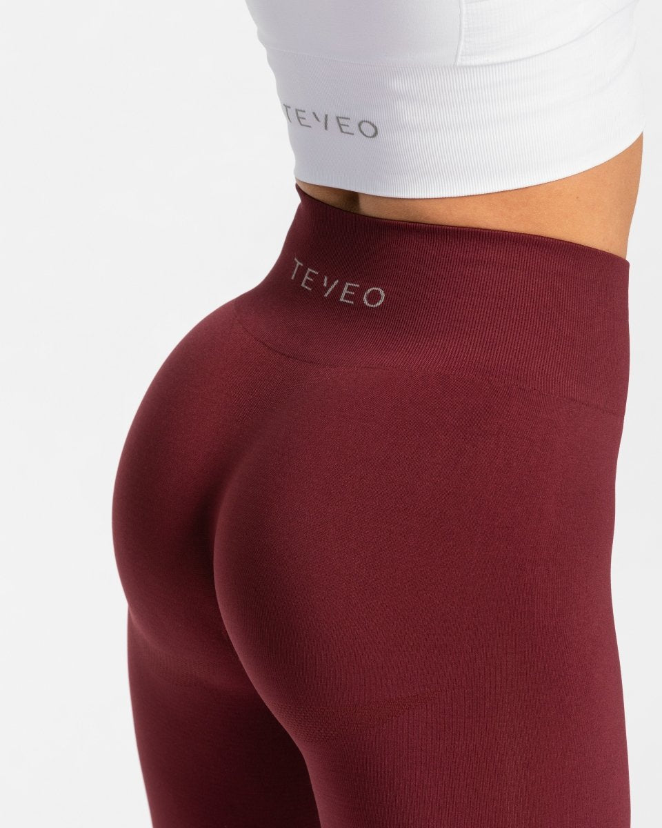 Classy Seamless Leggings "Weinrot" - TEVEO