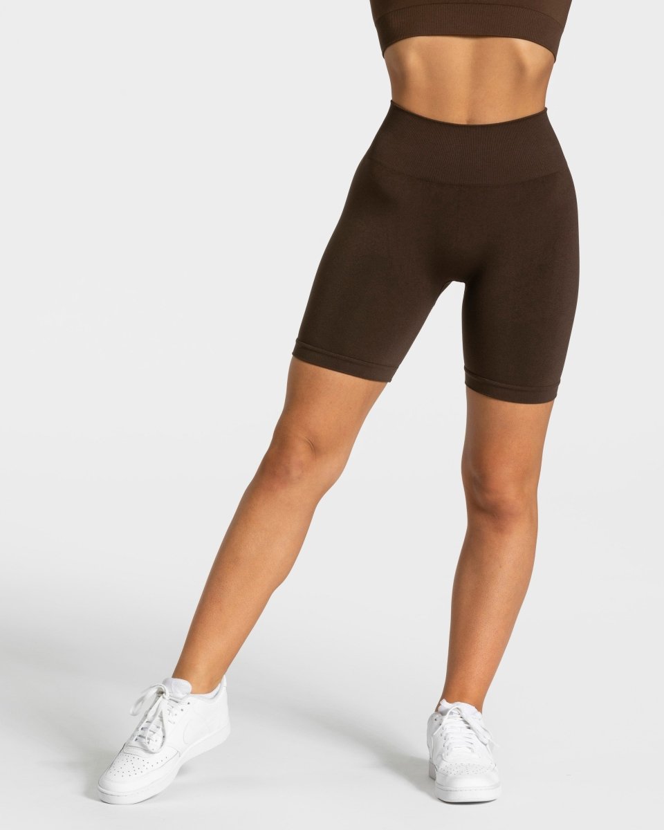 Classy Seamless Shorts "Dunkelbraun" - TEVEO