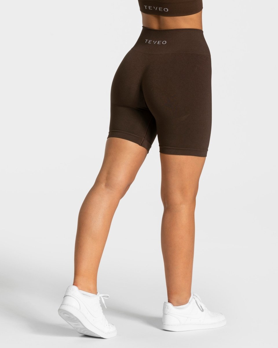 Classy Seamless Shorts "Dunkelbraun" - TEVEO