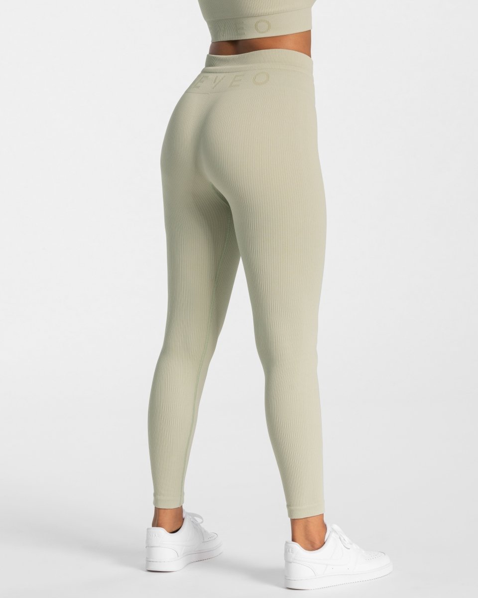 Ribbed Leggings "Salbei" - TEVEO