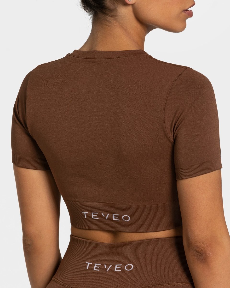 Sensation Crop Top "Karamell" - TEVEO