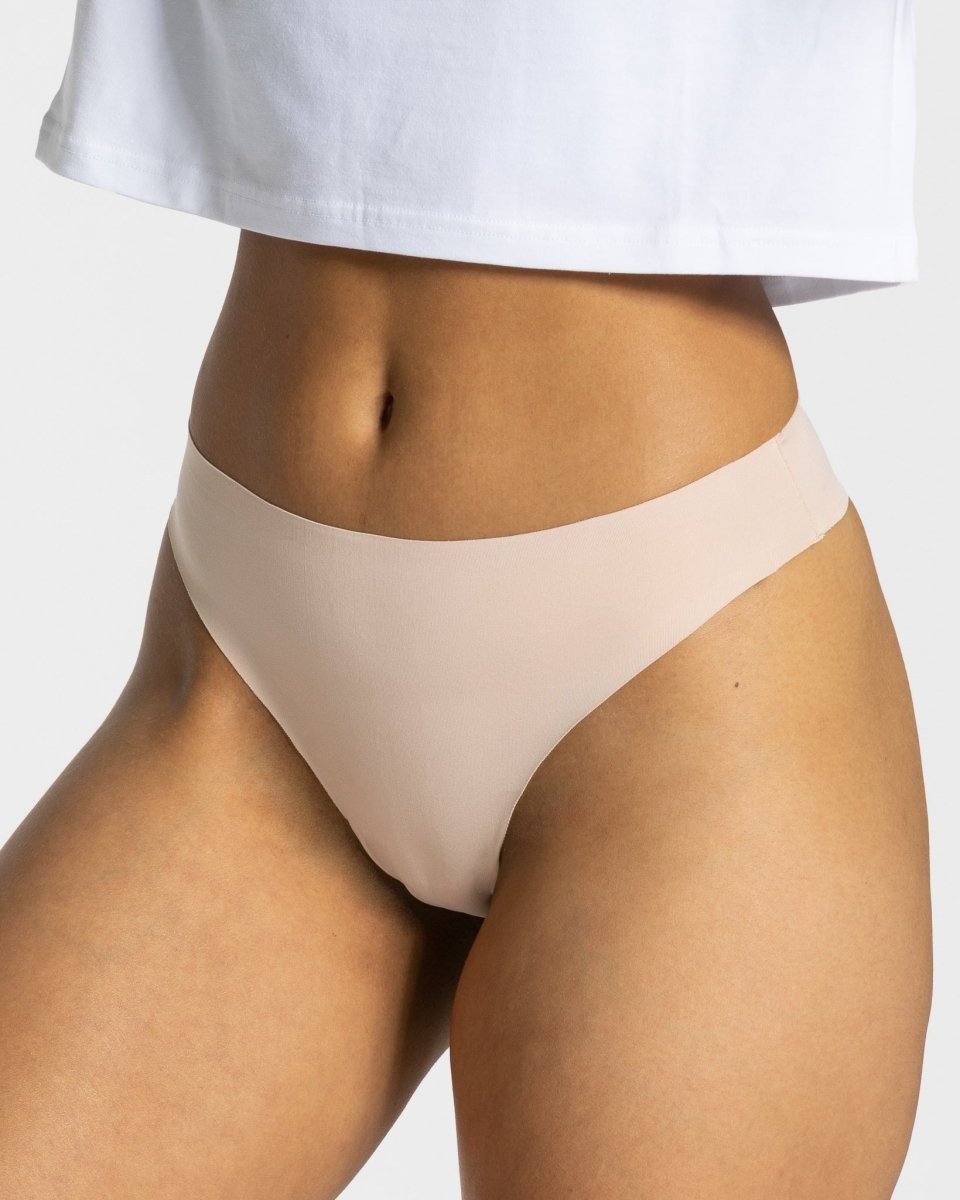 TEVEO Seamless Tanga (5er) "Nude" - TEVEO