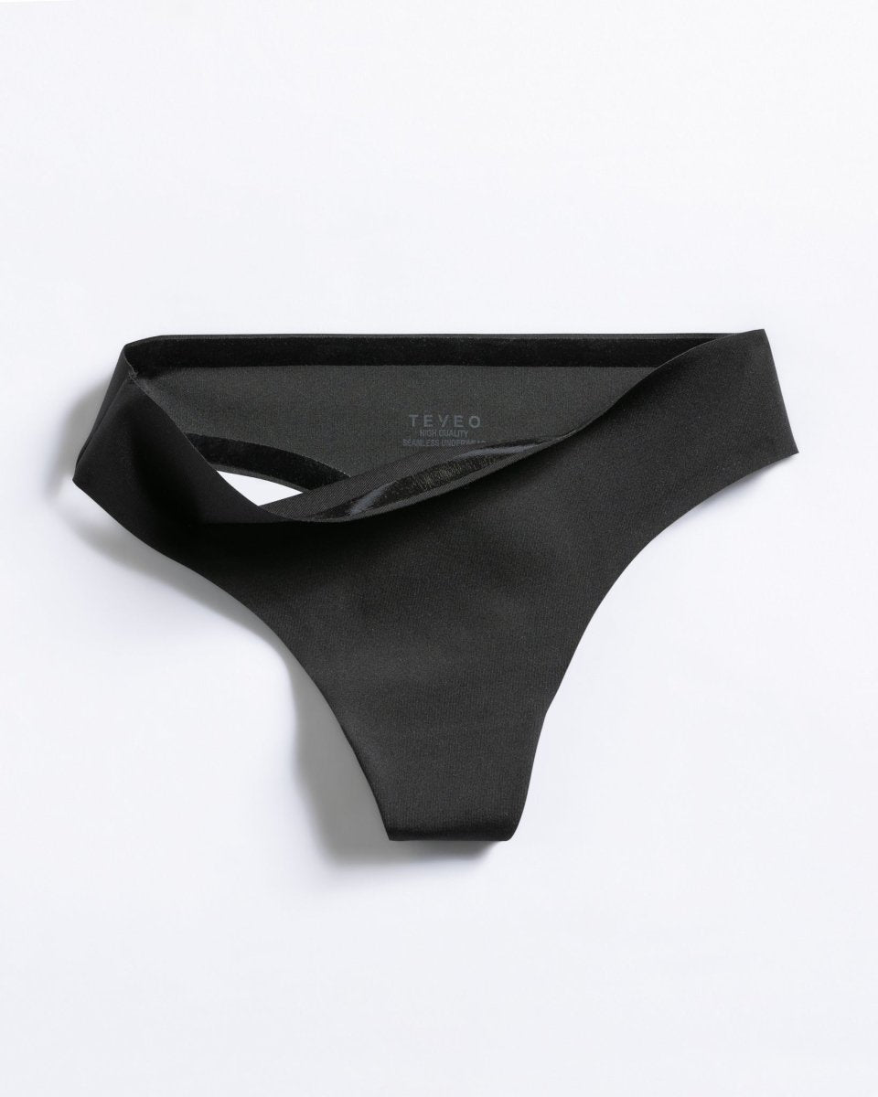 TEVEO Seamless Tanga (5er) "Schwarz" - TEVEO