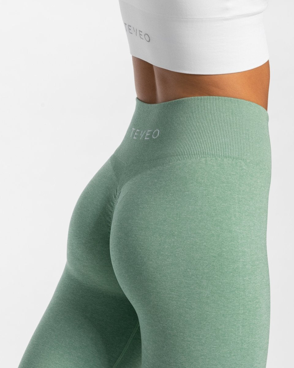 Timeless Scrunch Leggings "Salbei" - TEVEO