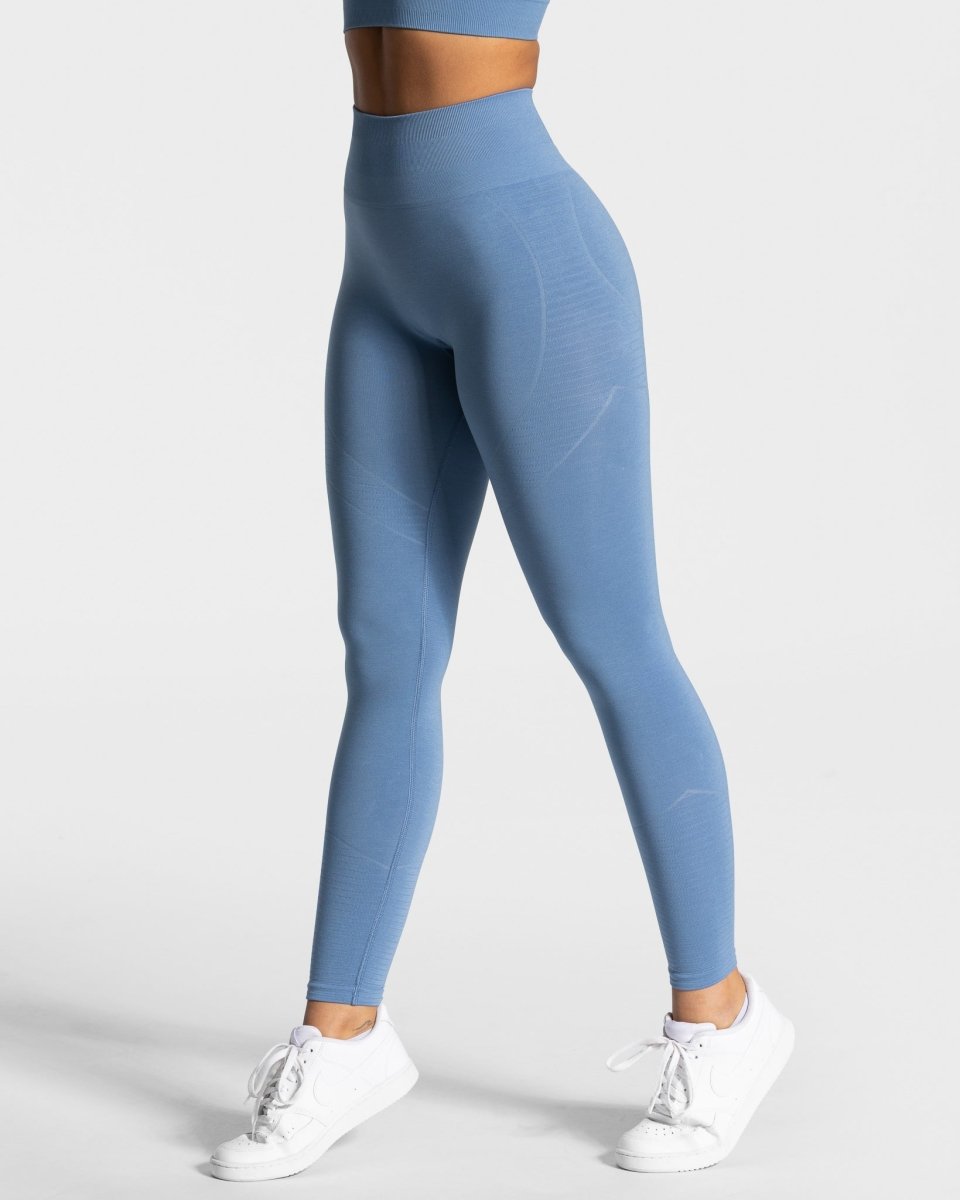 True Seamless Leggings "Blau" - TEVEO