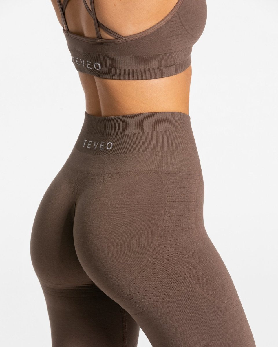 True Seamless Leggings "Braun" - TEVEO