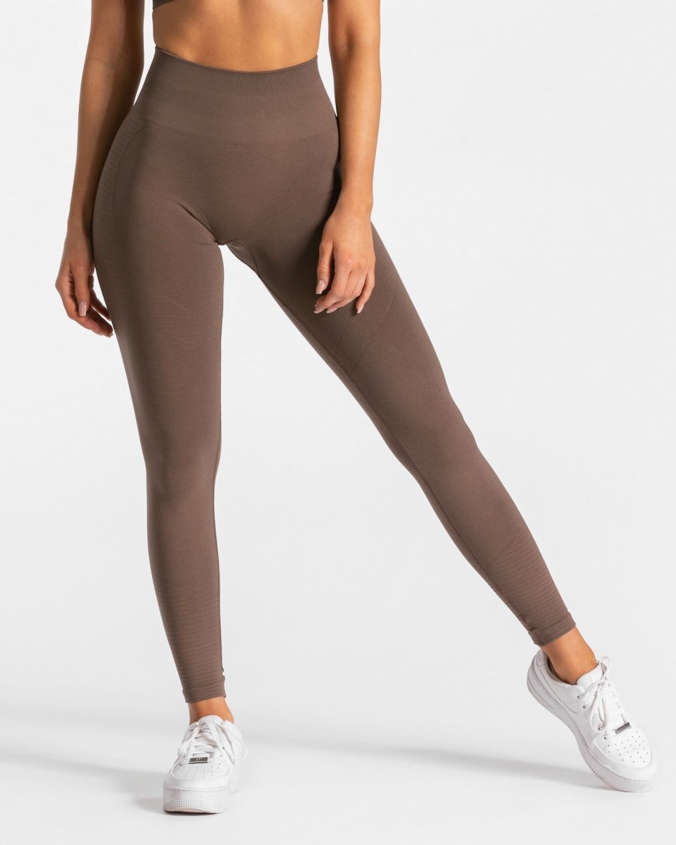 True Seamless Leggings "Braun" - TEVEO