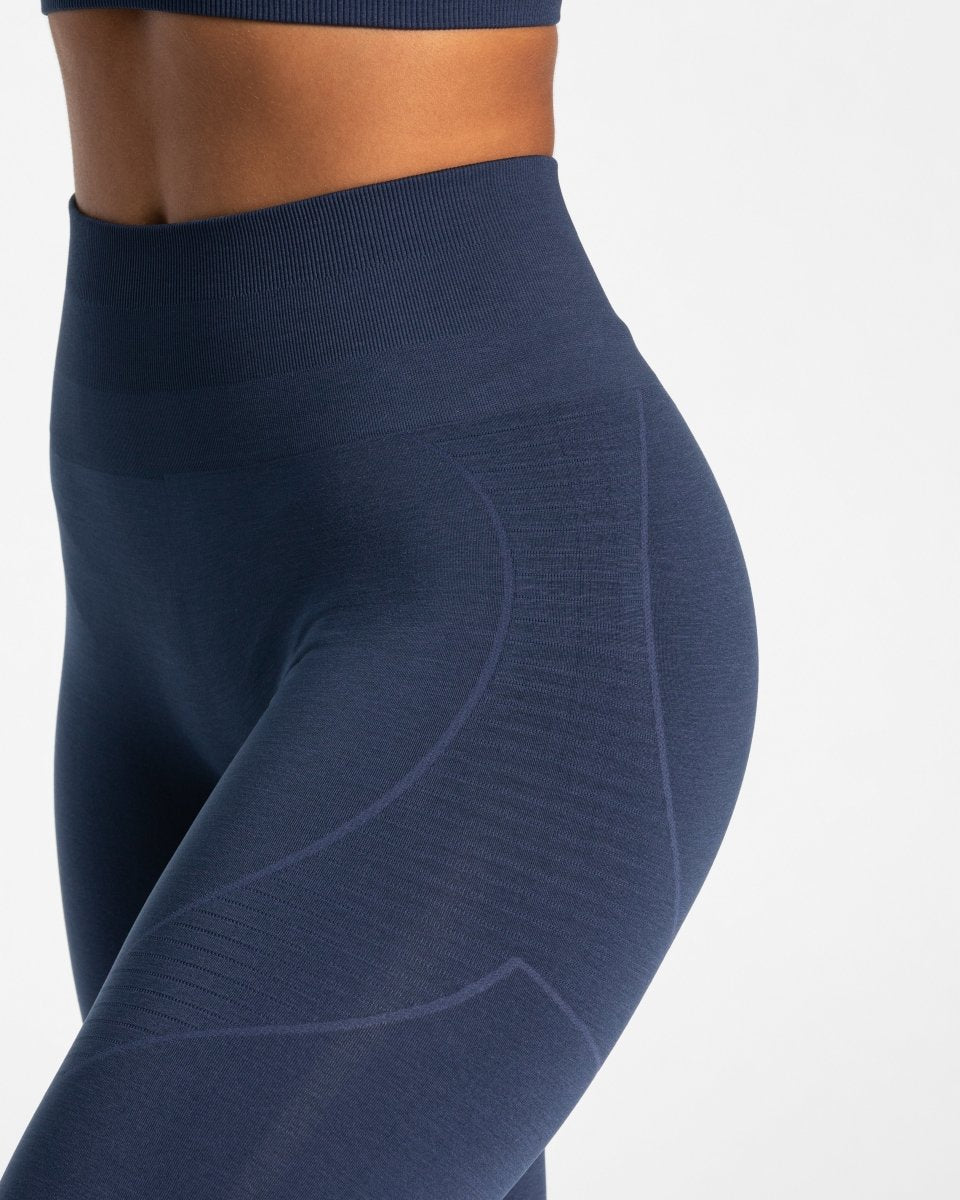 True Seamless Leggings "Dunkelblau" - TEVEO