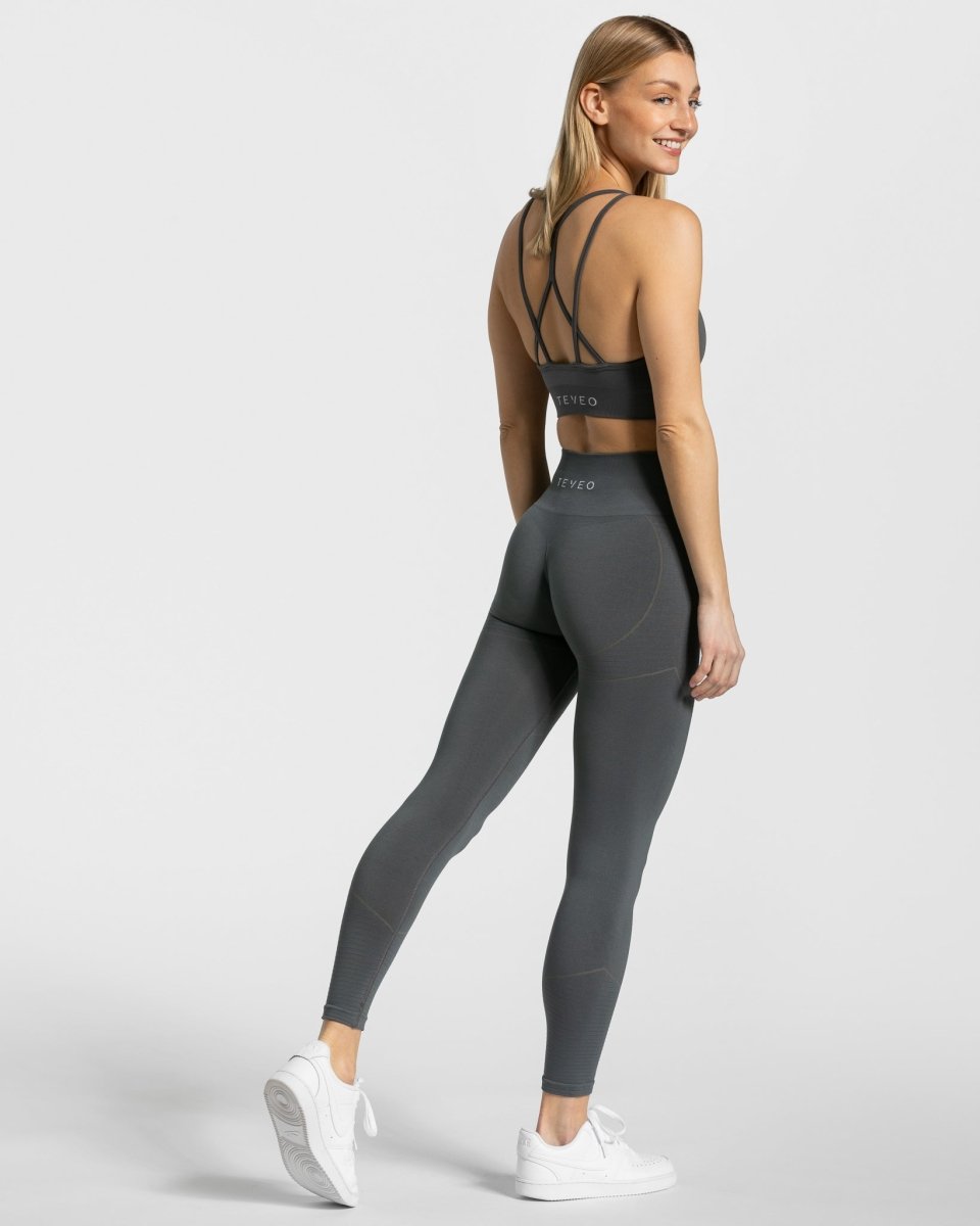 True Seamless Leggings "Dunkelgrau" - TEVEO