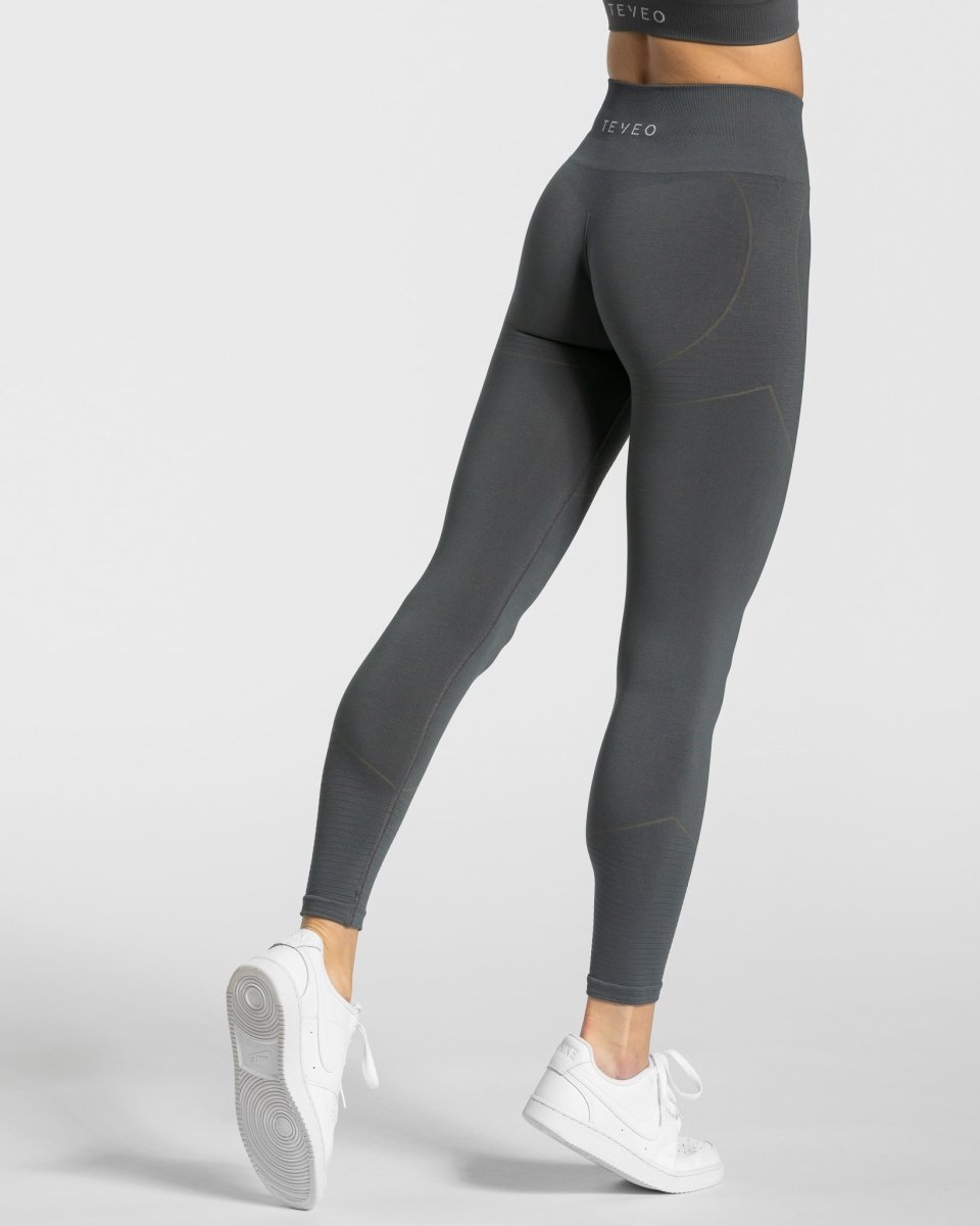 True Seamless Leggings "Dunkelgrau" - TEVEO