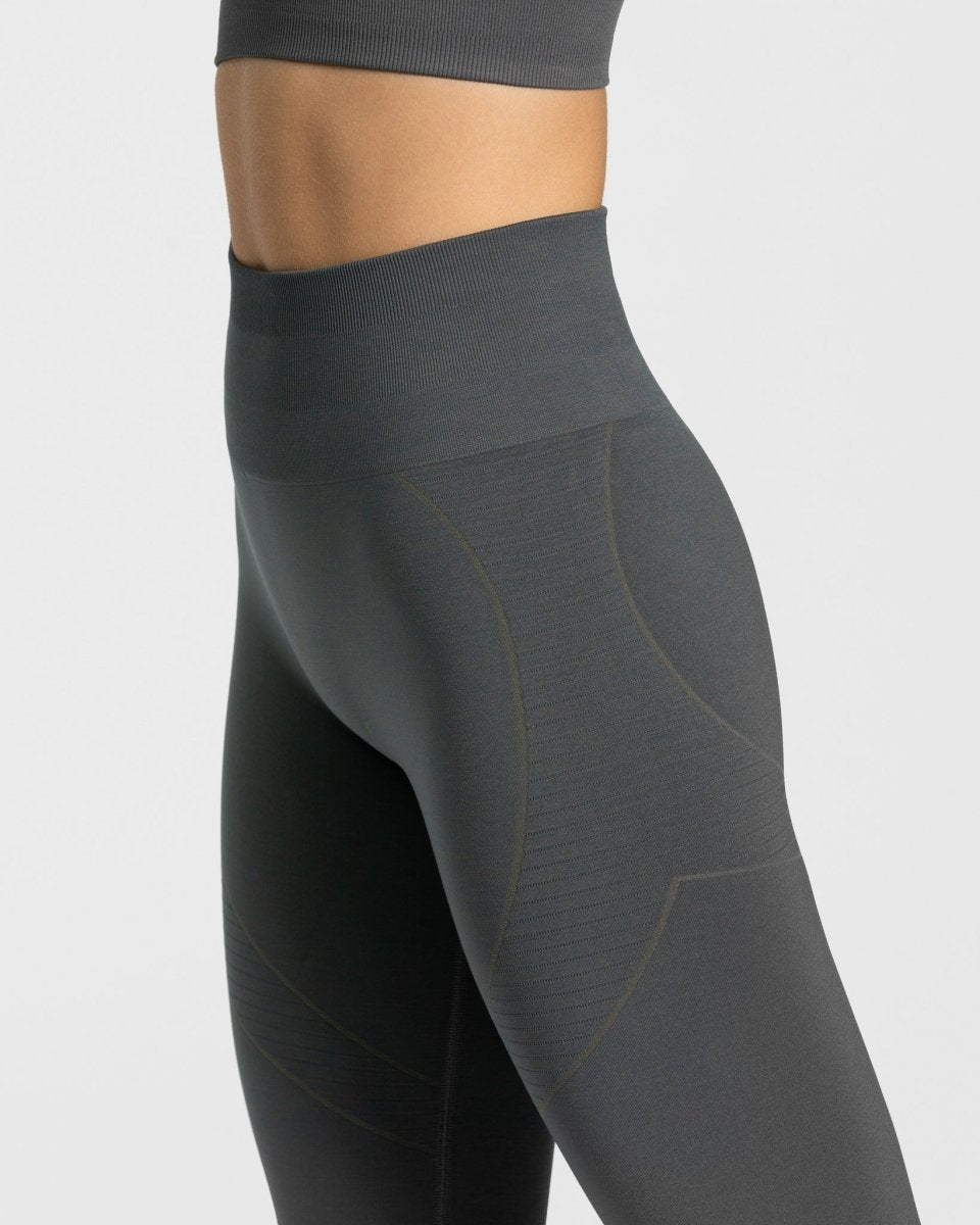 True Seamless Leggings "Dunkelgrau" - TEVEO