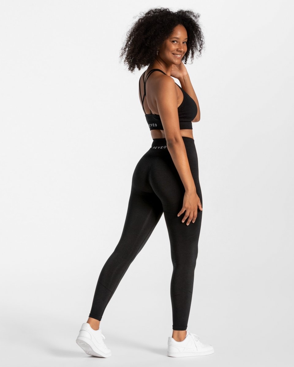 True Seamless Leggings "Schwarz" - TEVEO