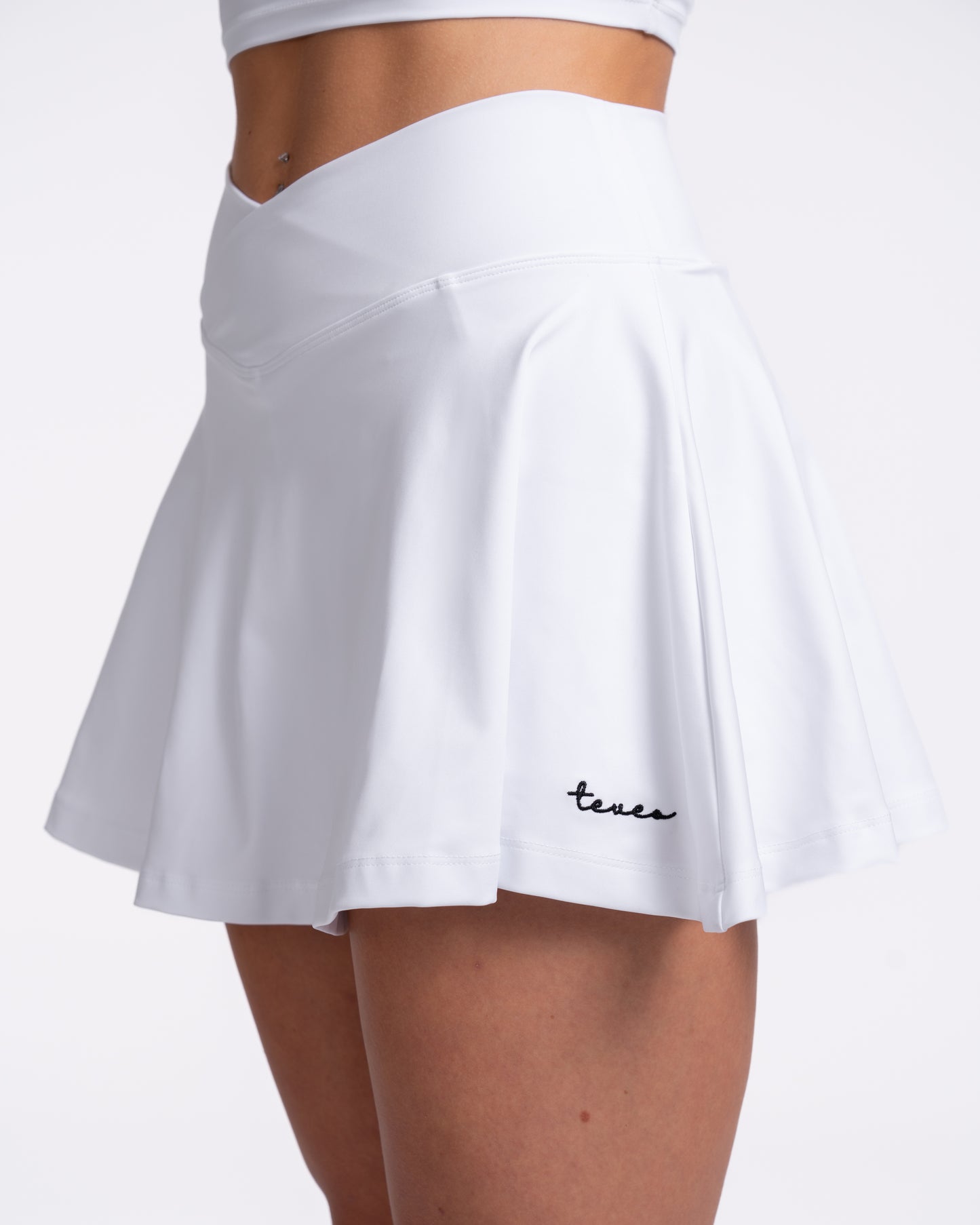 Fearless V-Shape Tennis Skort ‘White’