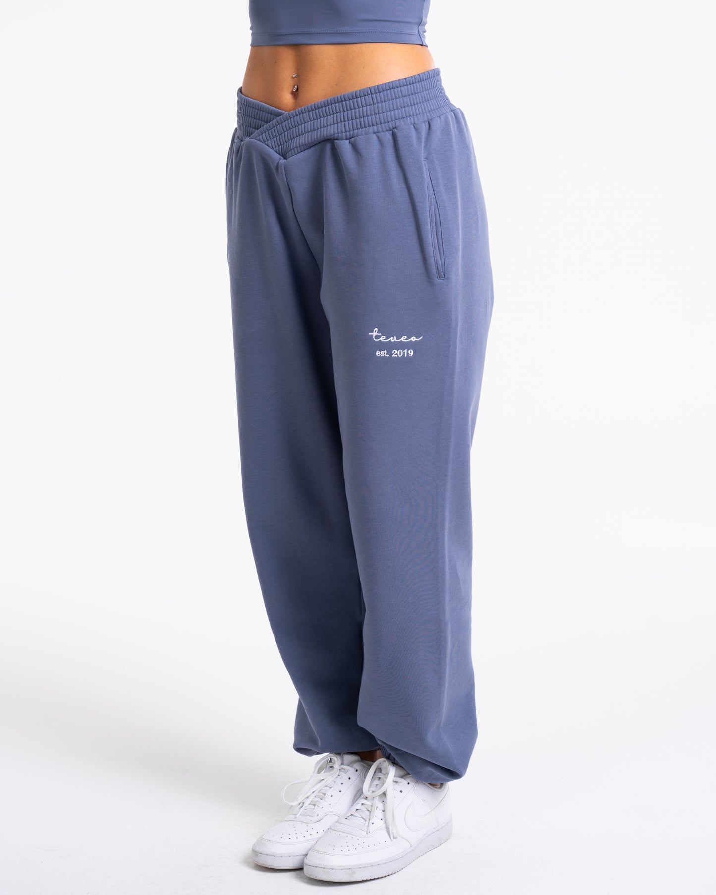 Pantalón jogger oversize Fearless V-Shape «azul»