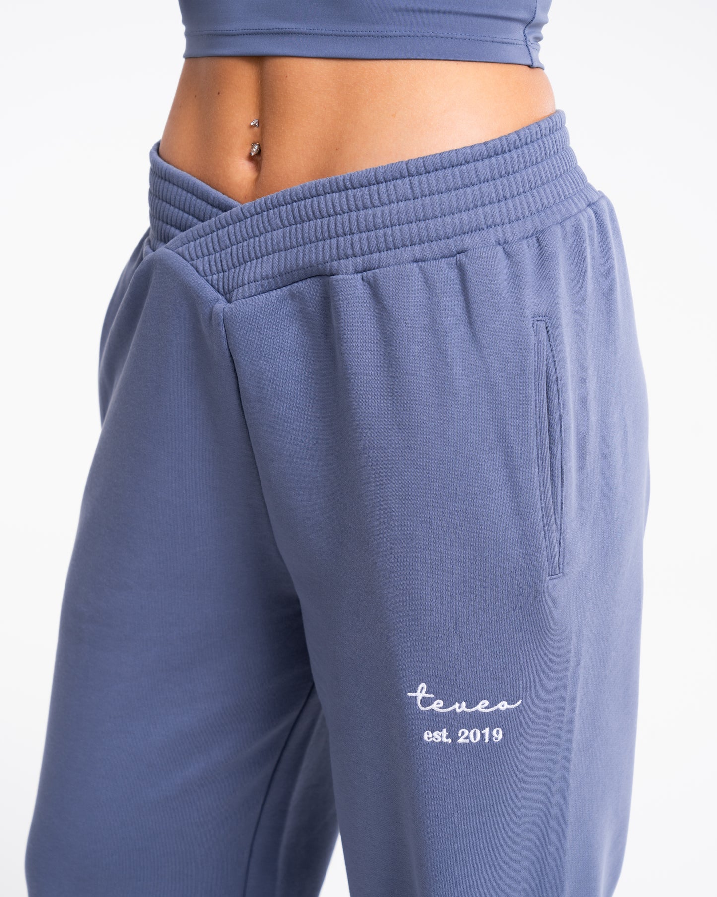 Pantalón jogger oversize Fearless V-Shape «azul»