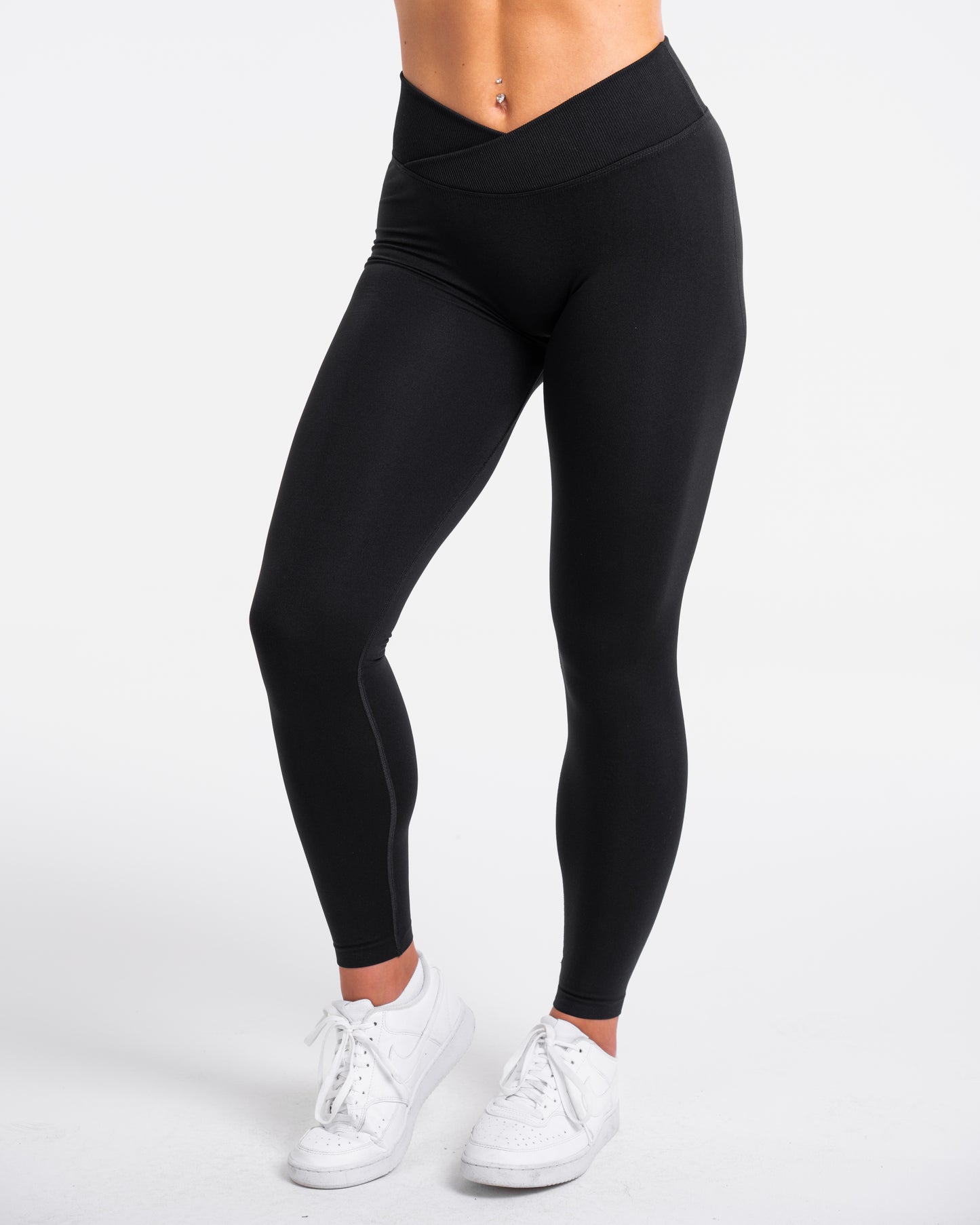 Leggings Fearless V-Shape Covert Scrunch “Nero”