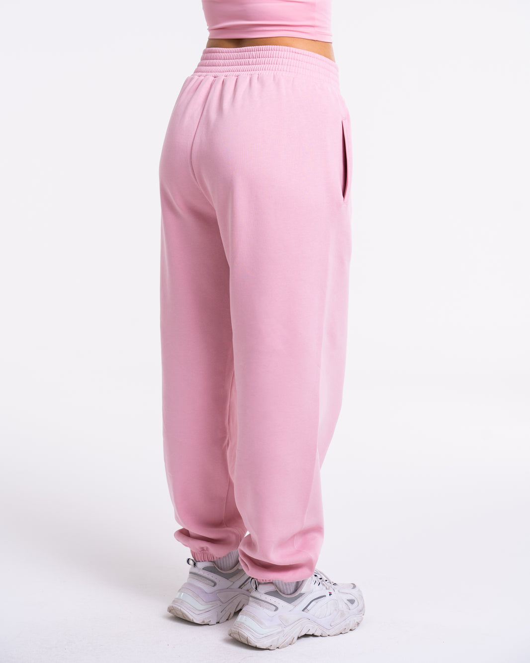 Fearless V-Shape Oversized Joggers ‘Light Pink’