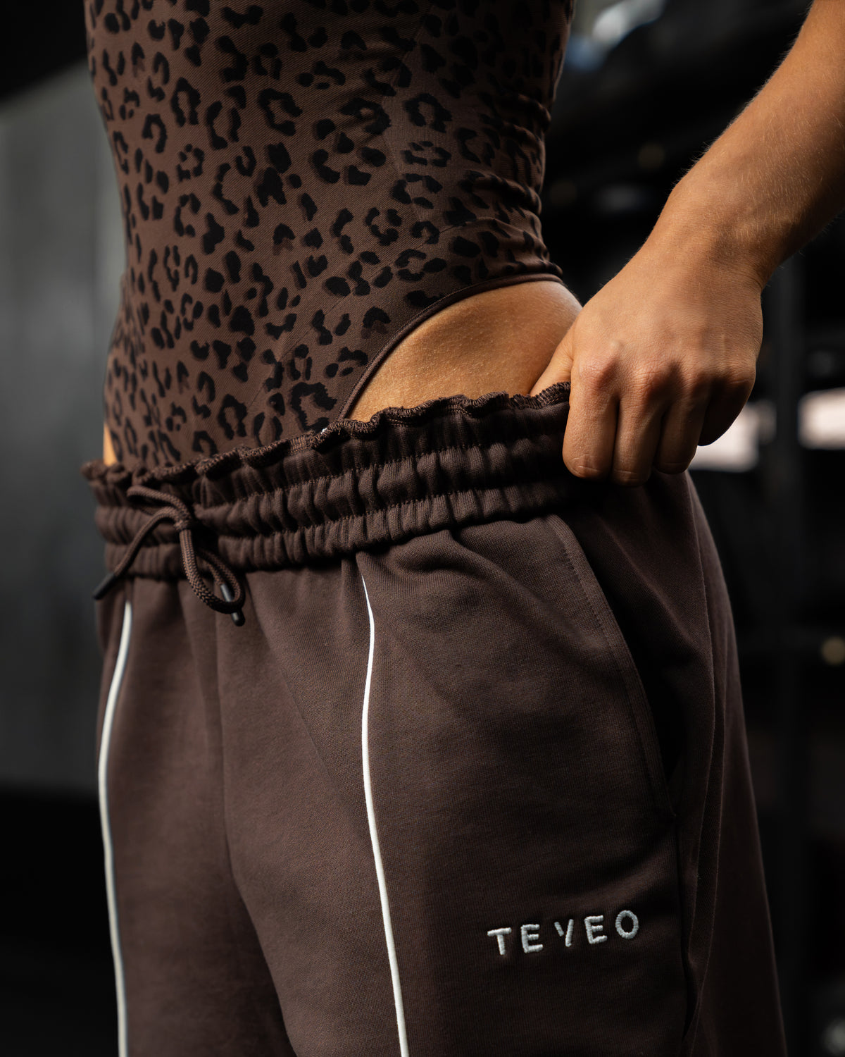 Body Contrastline « Léopard Espresso »