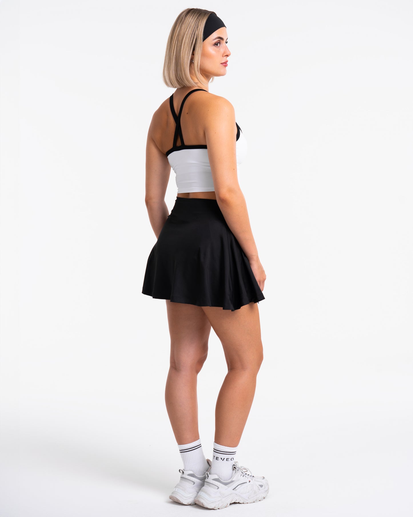 Jupe-short de tennis V-Shape Fearless « noir »