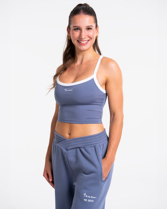 Camiseta de tirantes finos Fearless «azul»