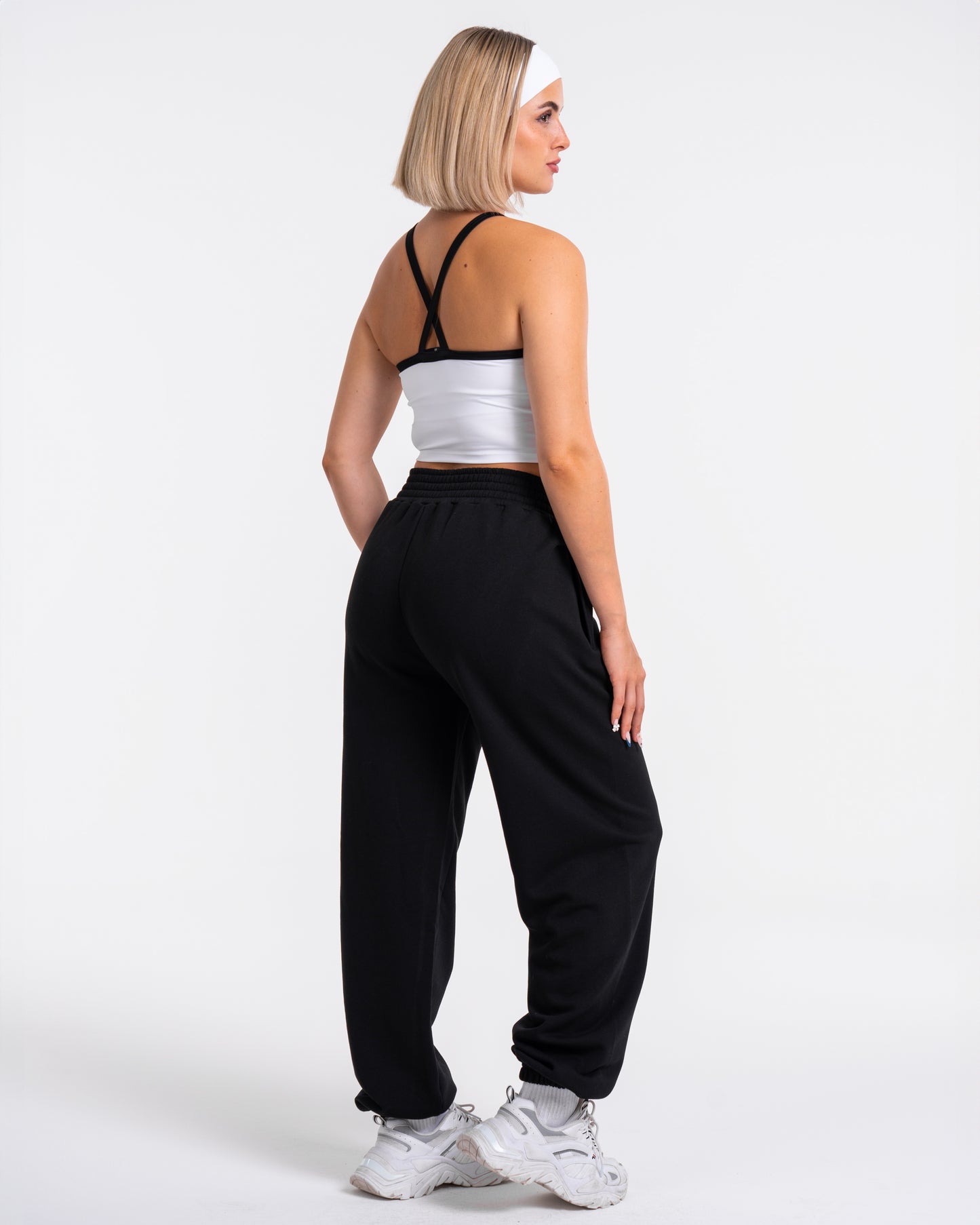 Fearless V-Shape Oversized Joggers ‘Black’