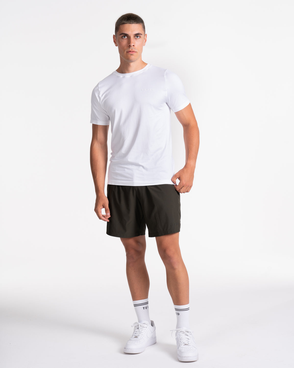 Pace Fitted T-Shirt ‘White’