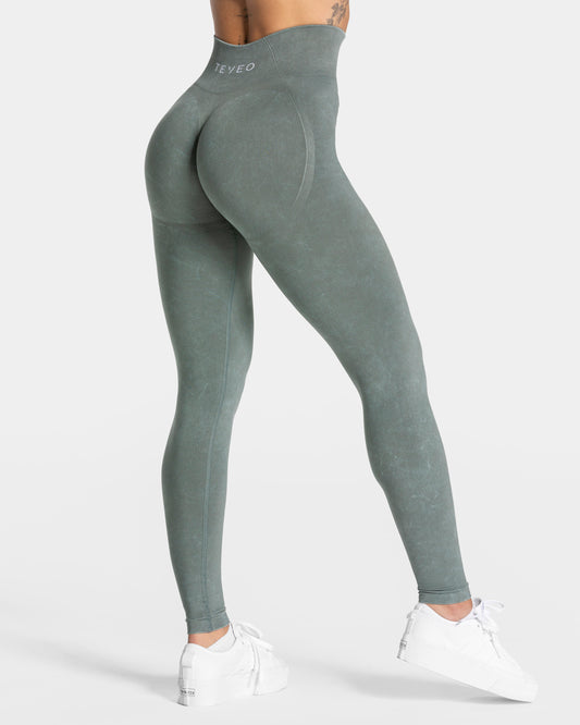Acid Covert Scrunch Leggings ‘Basil’