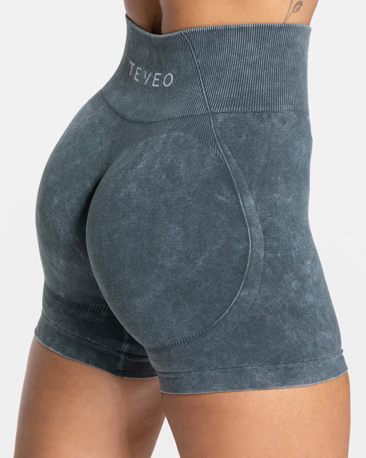 Shorts Acid Covert Scrunch «azul marino»