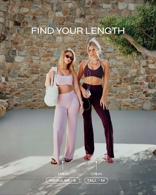Allrounder Straight Leg Pants – Tall ‘Merlot Polka Dot’