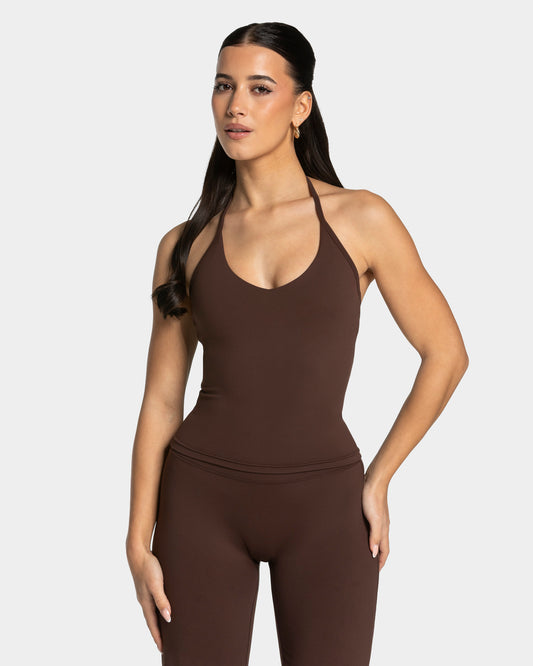 Allrounder Halterneck Cami Top ‘Espresso’