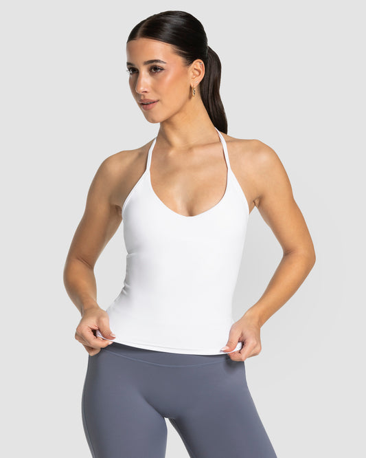 Allrounder Halterneck Cami Top ‘White’