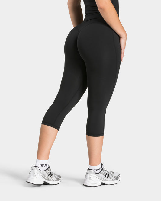 Allrounder Capri Leggings "Schwarz"