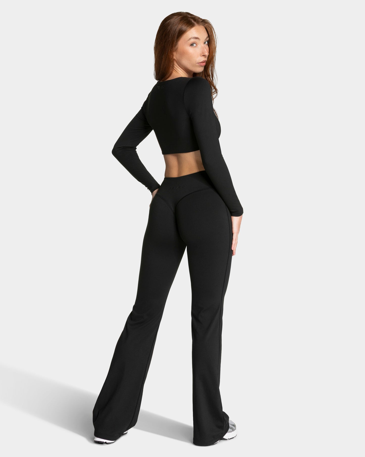 Koszulka z długim rękawem Allrounder Cropped „Czarny”