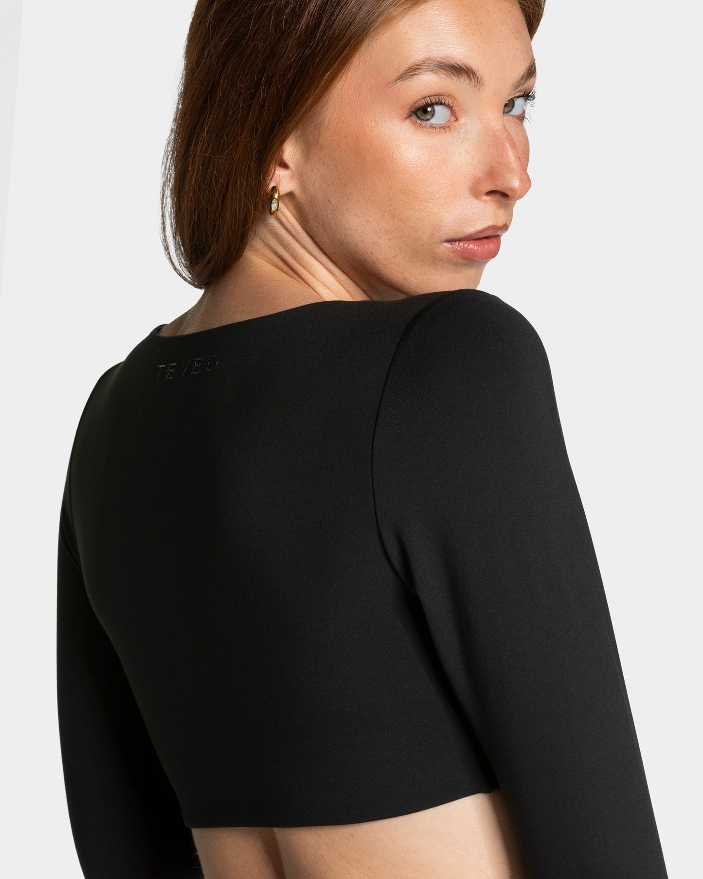 Koszulka z długim rękawem Allrounder Cropped „Czarny”