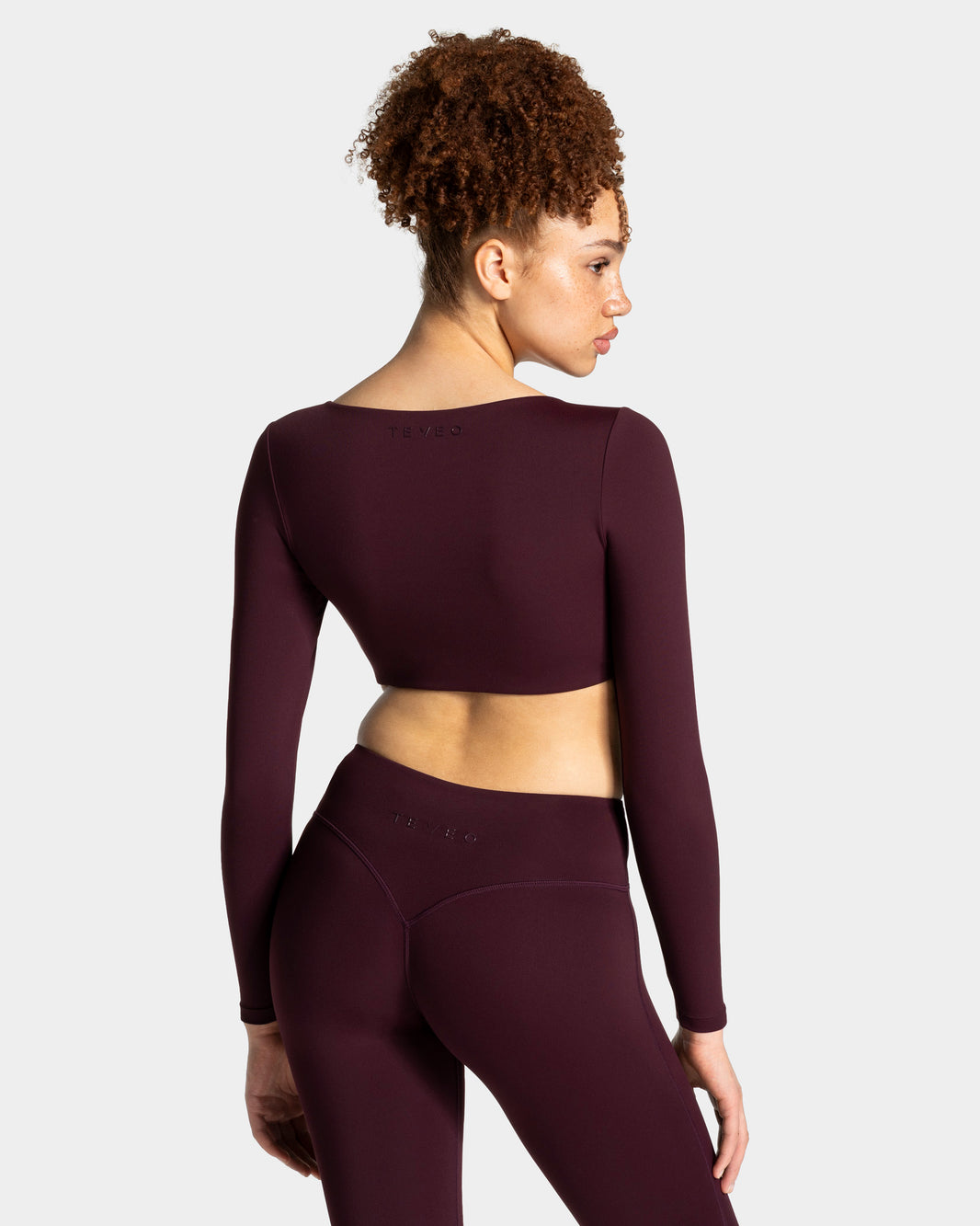 Allrounder Cropped Longsleeve ‘Merlot’