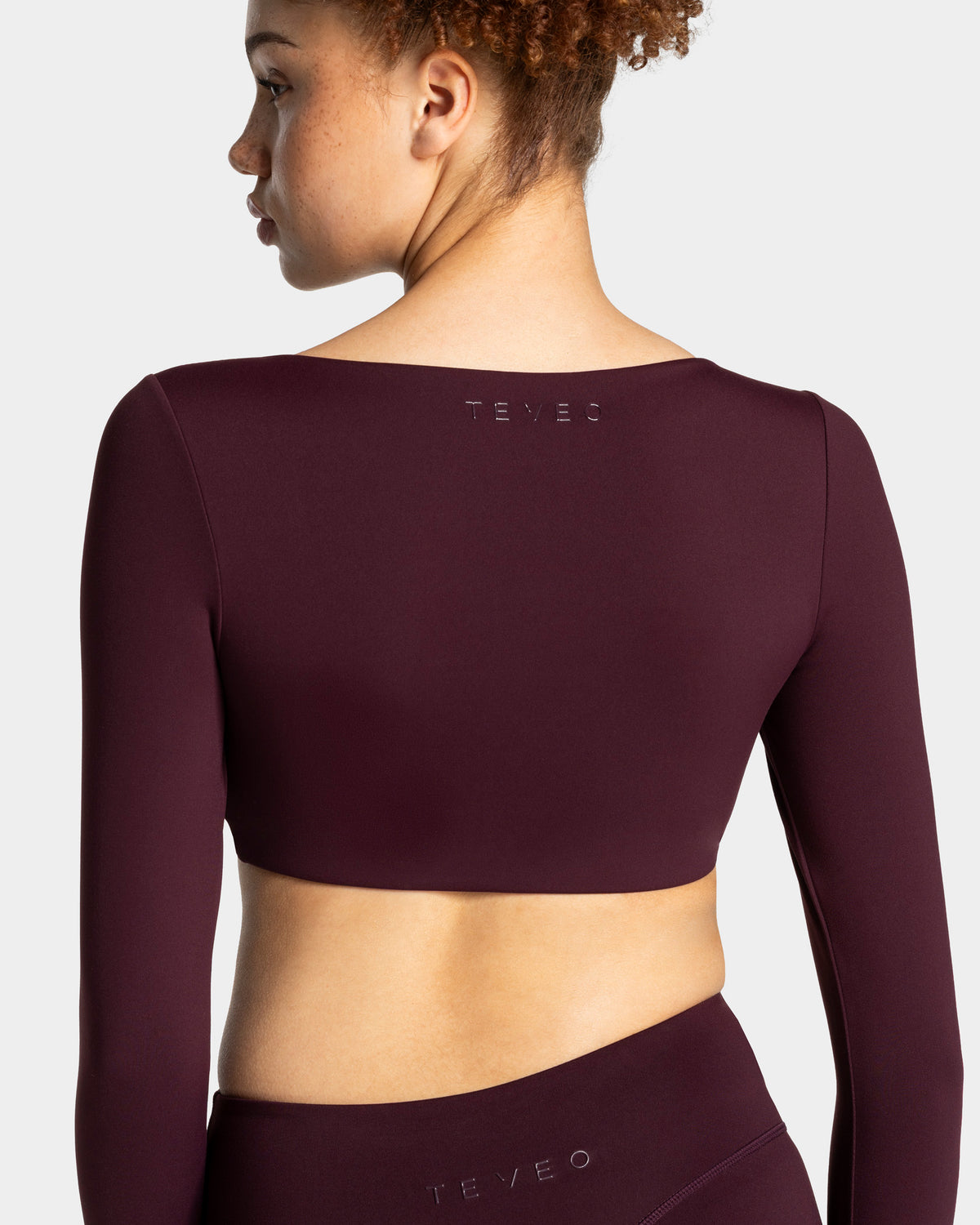 Allrounder Cropped Longsleeve ‘Merlot’