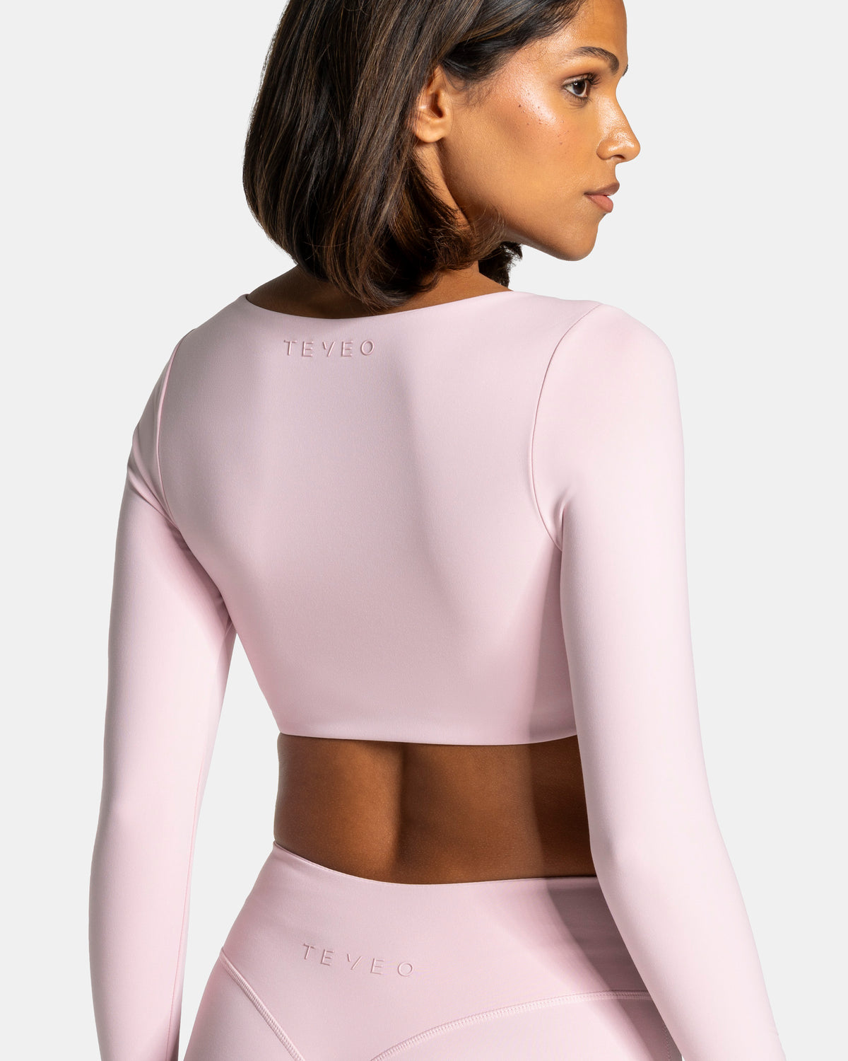 Maglia a manica lunga Allrounder Cropped “Rosa"